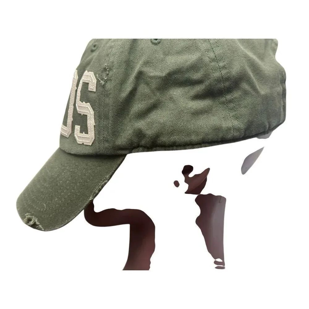 BIRDS" distressed dad hat, a vintage-inspired baseball cap - Picture 4 of 6
